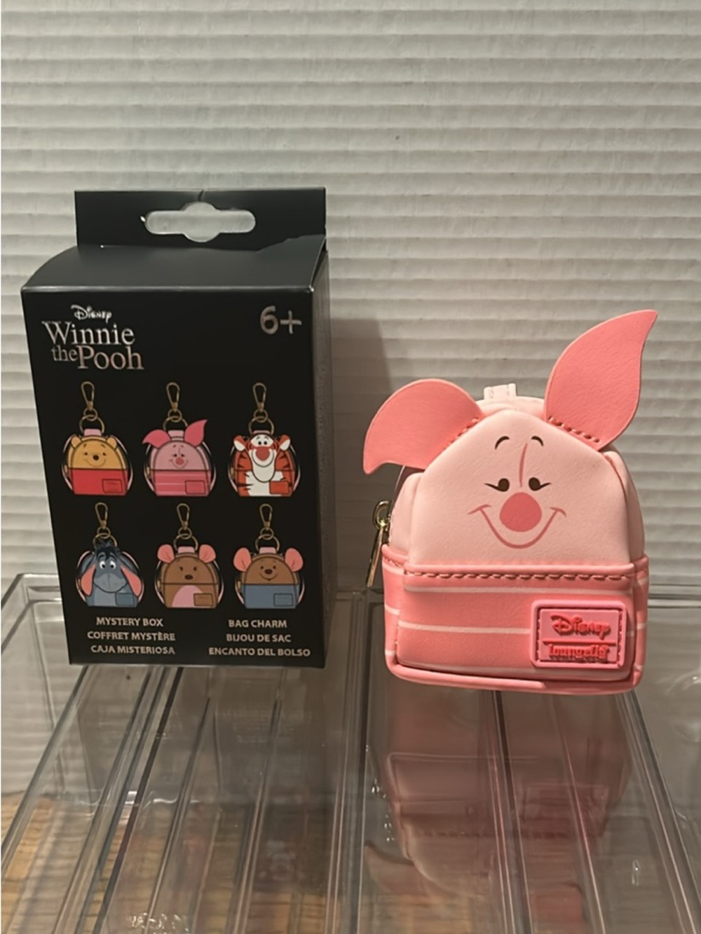 Loungefly Pink Piglet Mini Bag Charm